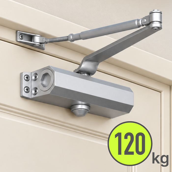 Brazo Hidráulico Puerta 45 A 120kg Cierra Puertas Automático