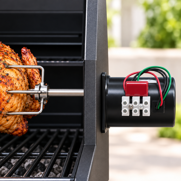 Motor Eléctrico Asador Parrilla Spiedo 30 Kg