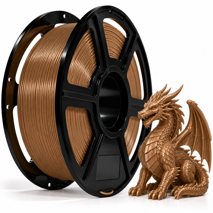 Filamento Pla Para Impresión 3d 1.75mm 1 Kg Color Bronce