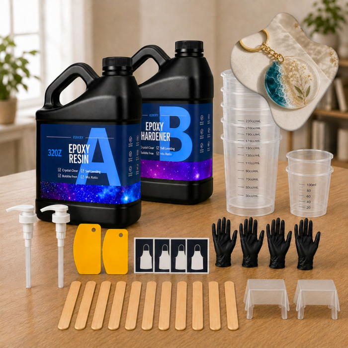 Kit Resina Epóxica Transparente A+b 1,89l Mezcla 1:1