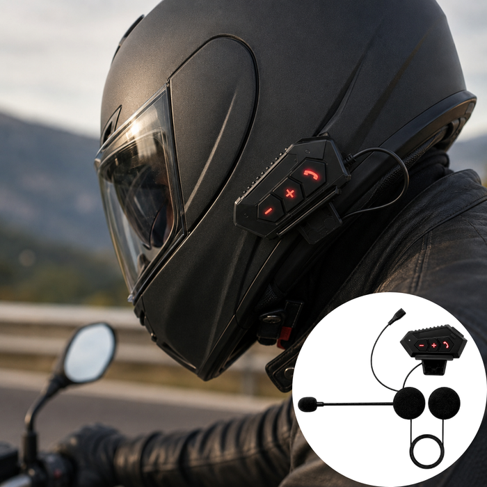 Audífono Intercomunicador Casco Moto Auricular Bluetooth