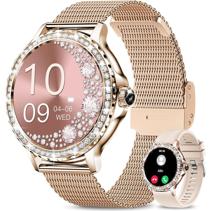 Reloj Inteligente Mujer Elegante Smartwatch Bluetooth Call