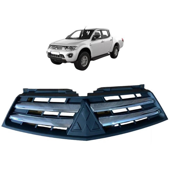 Mascara Delantera Para Mitsubishi L200 2011-2015 Cromada