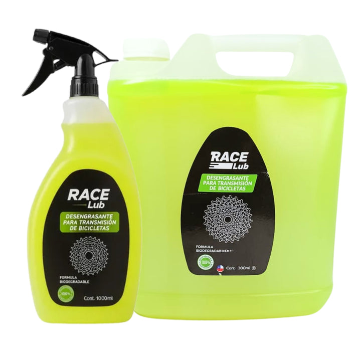 Pack Limpiador Desengrasante Cadenas Bicicletas Racelub 1-5l