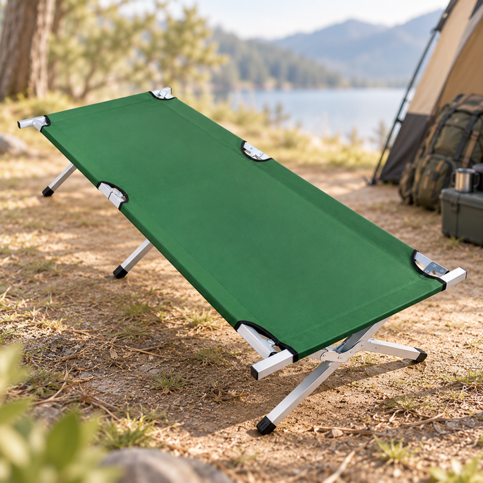 Catre Cama Campaña Camping Plegable Portátil Outdoor Militar