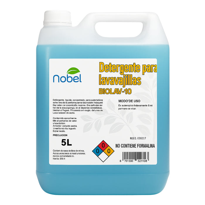 Detergente Lavavajillas Lavaloza Maquina Lavavajillas 5lt