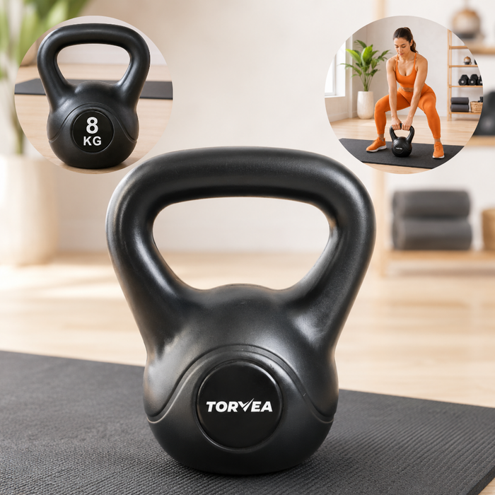 Pesa Rusa Kettlebell 8 Kg Para Ejercicio Fitness Entrenamiento
