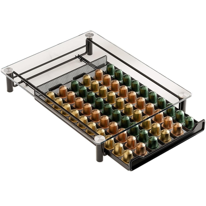 Porta Cápsulas Vidrio Para Café Nespresso 60 Unidades