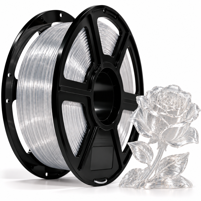Filamento Pla Para Impresión 3d 1.75mm 1 Kg Color Transparente