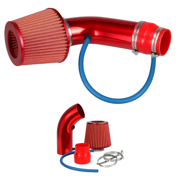 Kit Inducción Corta + Filtro De Aire Cónico Universal Auto
