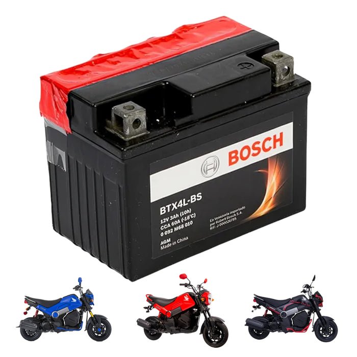 Bateria Moto Bosch Btx4l Honda Navi