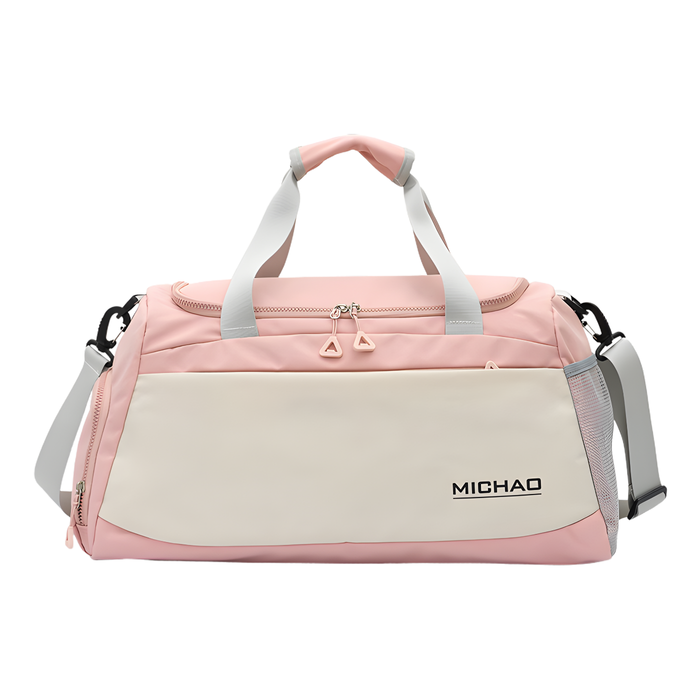 Bolso Deportivo Gym Viaje De Mano Avión Multifuncional 23l - Rosa Pálido