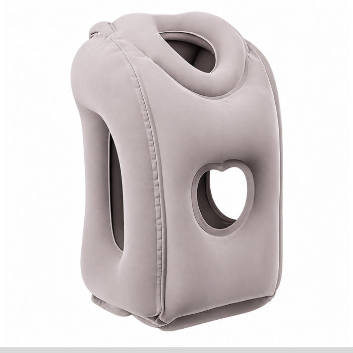 Almohada Cojín Inflable Viajes Avión Portátil Soporte Cuello