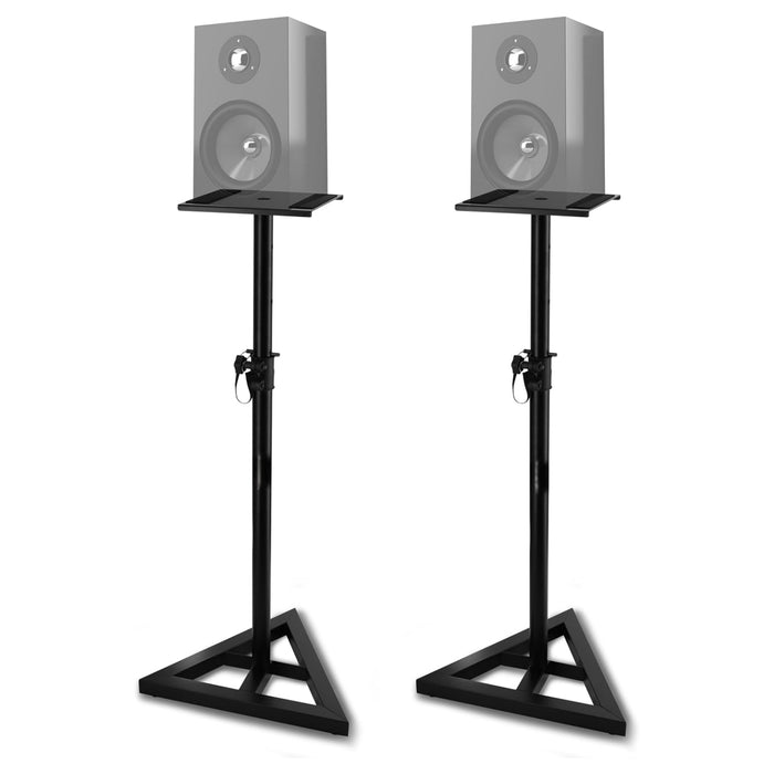 Par Atril Parlantes Monitor Estudio Soporte Altavoces Negro