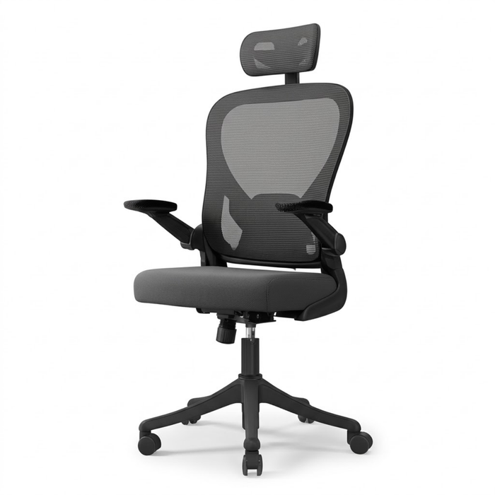 Silla Escritorio Ergonómica Soporte Lumbar Con Reposacabezas