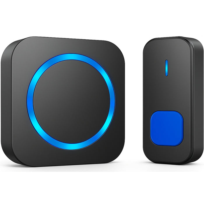 Timbre Inalambrico 300m Exterior Para Casa Impermeable