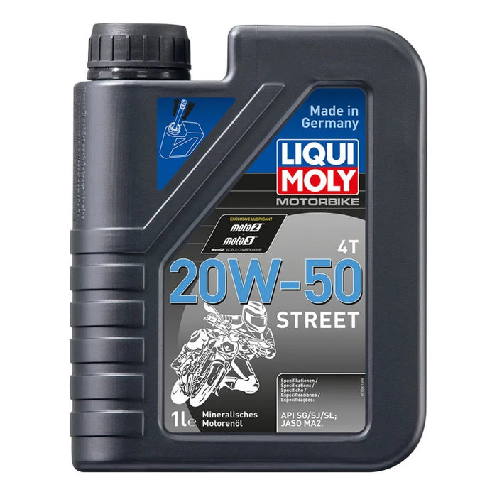 Aceite Liqui Moly 20w - 50 Motorbike Basic Street 4t