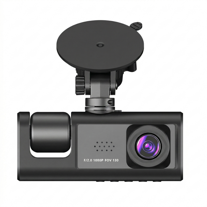 Cámaras Para Autos 3 Lentes Full Hd 1080p Con Reversa Dash Cam