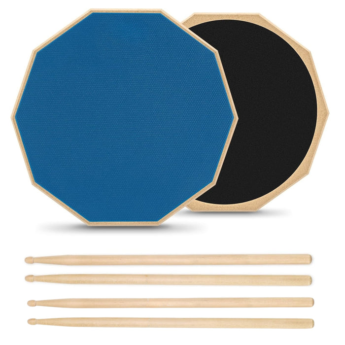 Pad De Práctica Con 2 Baquetas De Madera