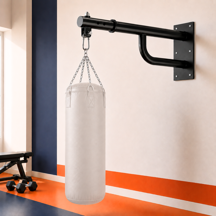 Base Soporte Saco Boxeo Extendible Barra Colgante Pared 150 Kg