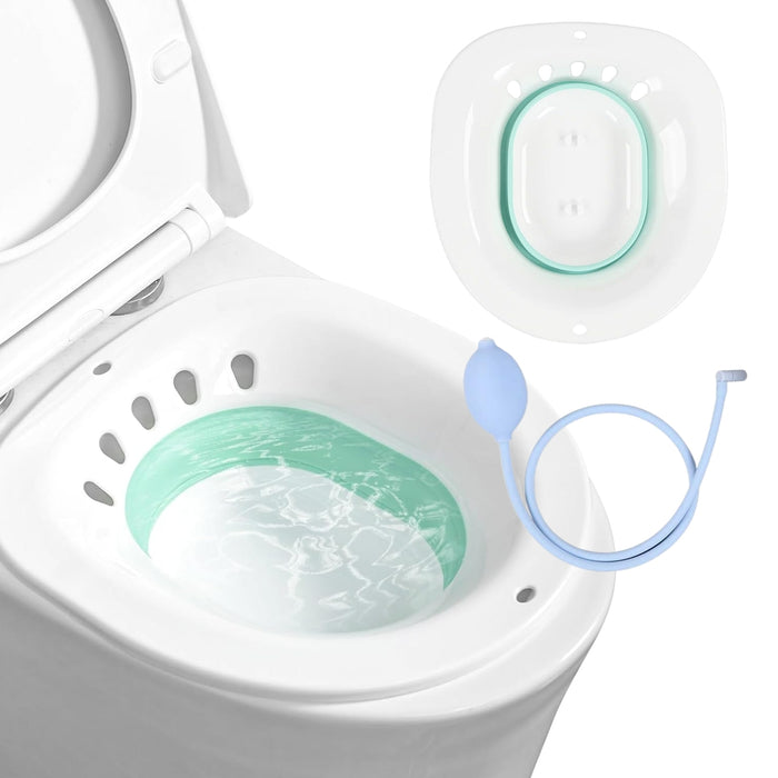 Baño De Asiento Alivio Hemorroides Embarazo Bidé Plegable