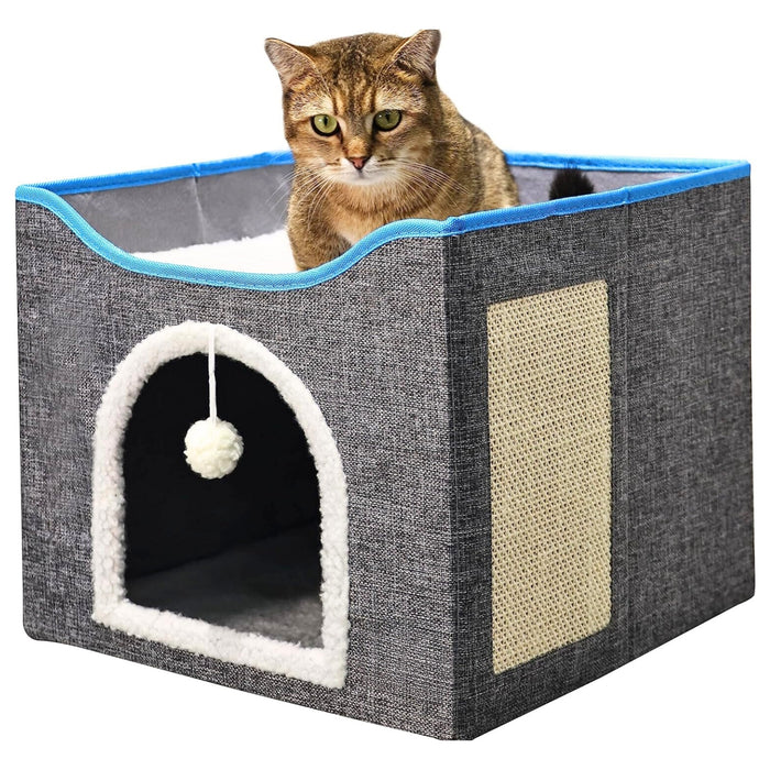 Cama Casa Iglú para Mascotas Gato y Perro Pequeño Desarmable