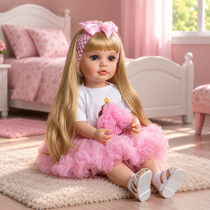Muñeca Bebé Reborn Silicona Con Sonidos Y Movimientos