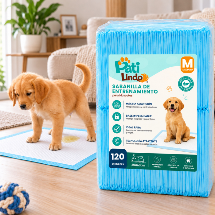 80 Pañales Sabanillas Entrenamiento Absorbentes Mascota Perros 60x90cm