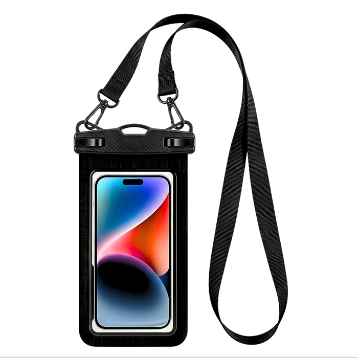 Funda Impermeable Celular Universal Protector De Teléfono Negro