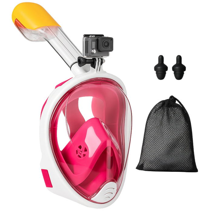 Máscara Antiniebla Para Buceo Snorkel Con Soporte Gopro