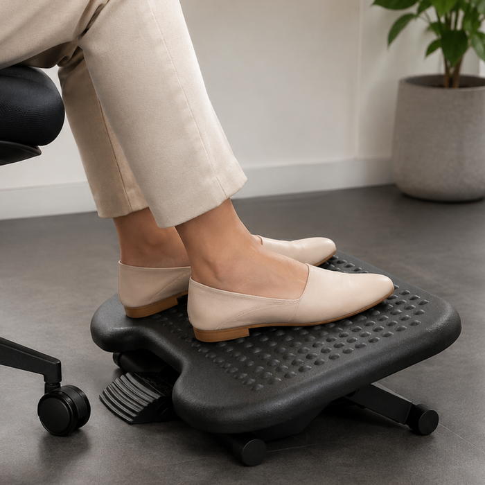 Reposa pies Ergonómico Ajustable Apoya Pies Oficina Escritorio