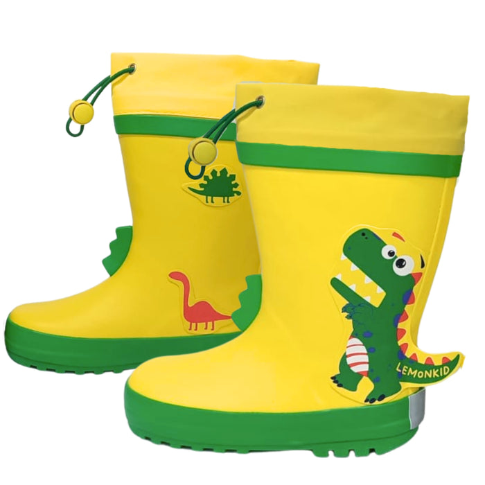 Botas Impermeables Para Niños De Plástico Antideslizante