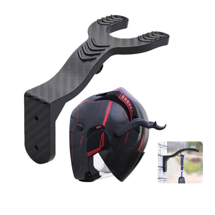 Pack 4 Colgador Para Cascos De Moto Bicicleta Soporte Pared