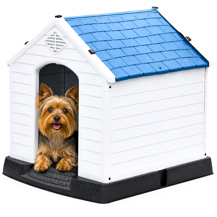 Casa Para Perro Mediano Exterior Resistente Impermeable