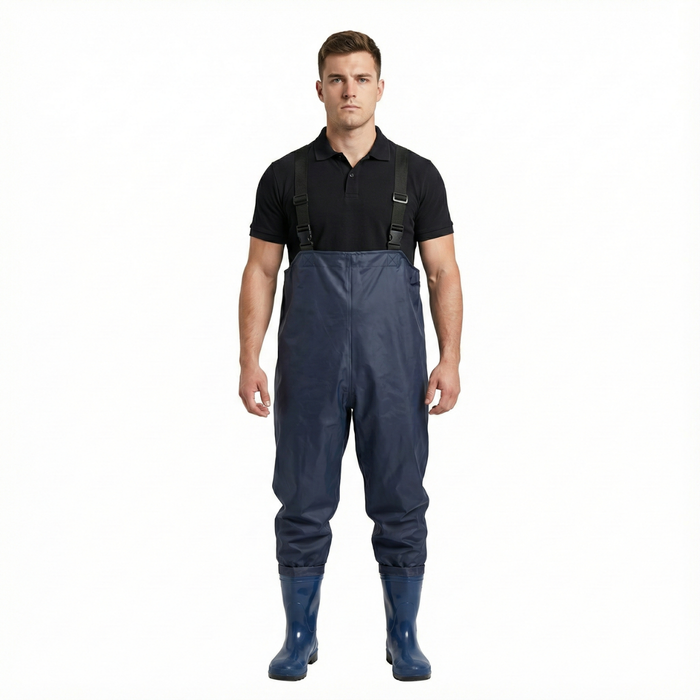 Traje De Pesca Wader Impermeable Con Botas Antideslizante Talla 44