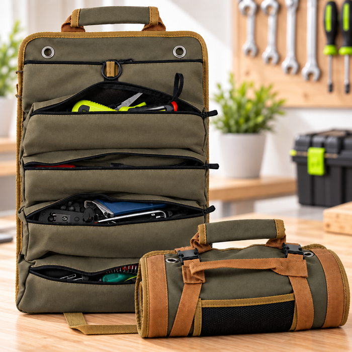 Bolso Organizador Herramientas Estuche Portátil Enrollable
