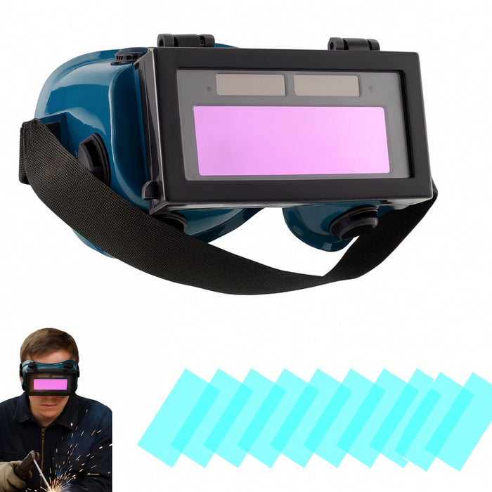 11pz Lente Soldar Seguridad Oscurecimiento Automaticos Gafas