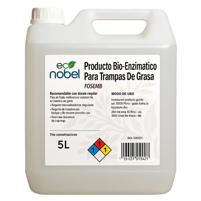 Limpiador Mantencion Trampa De Grasa Bioenzimatico 5 Lt