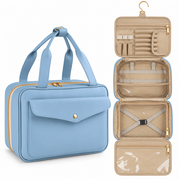 Cosmetiquero Neceser Bolso De Viaje Mujer Aseo Impermeable