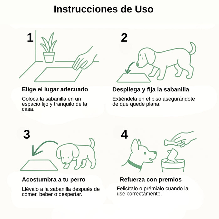 Sabanillas De Entrenamiento Top-k9 30 Unidades 60x60cm