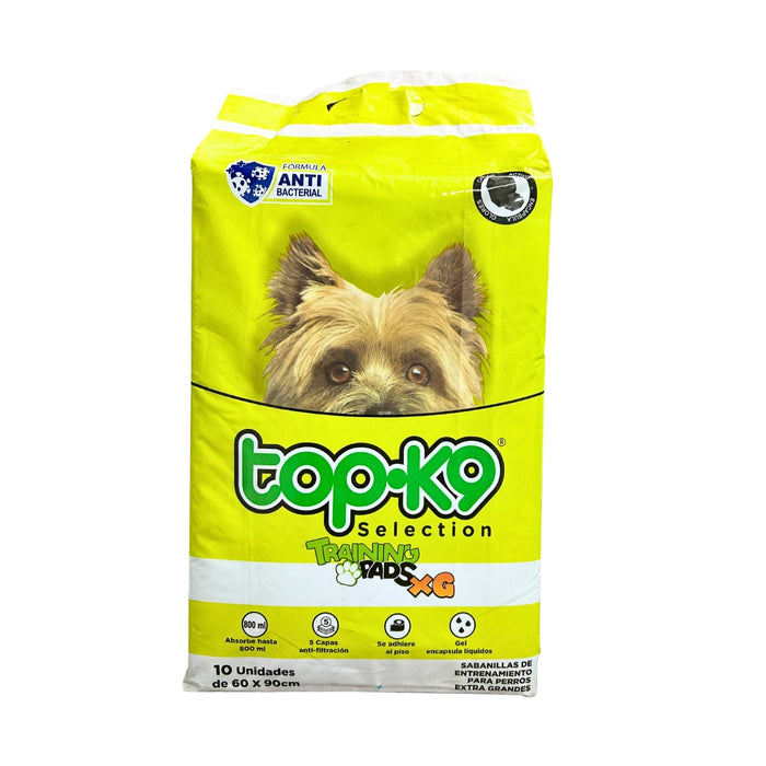 Sabanillas Entrenamiento C/carbón Act Topk9 10 Un 60x90cm