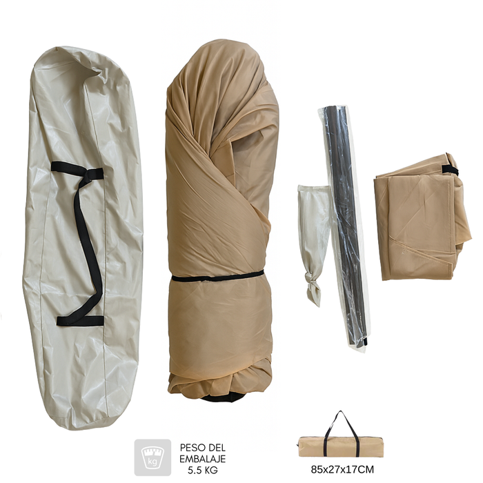 Carpa Automática Hexagonal Para 3-4 Personas 240x210x140