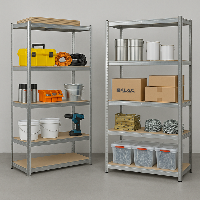 Estante Rack Metalico 180x90x40 Repisa Galvanizado 5 Niveles