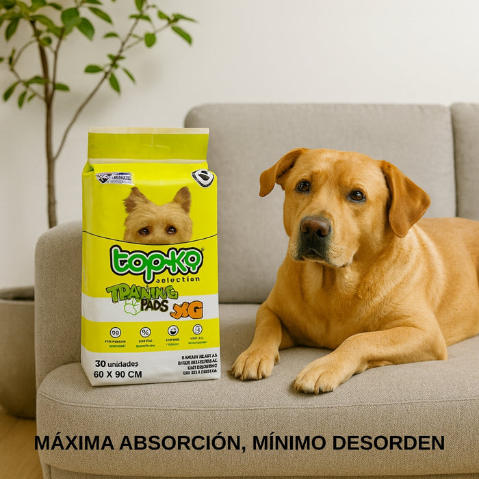 Sabanillas Entrenamiento C/carbón Act Topk9 30 Un 60x90cm