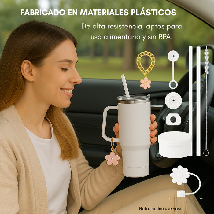 Accesorios Para Vaso Térmico Decoración Universal Bombilla
