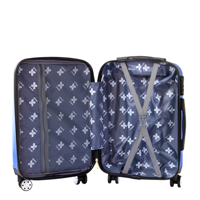 Maleta Utazo 10kg Cabina Abs 38x55x22cm Azul Electrico