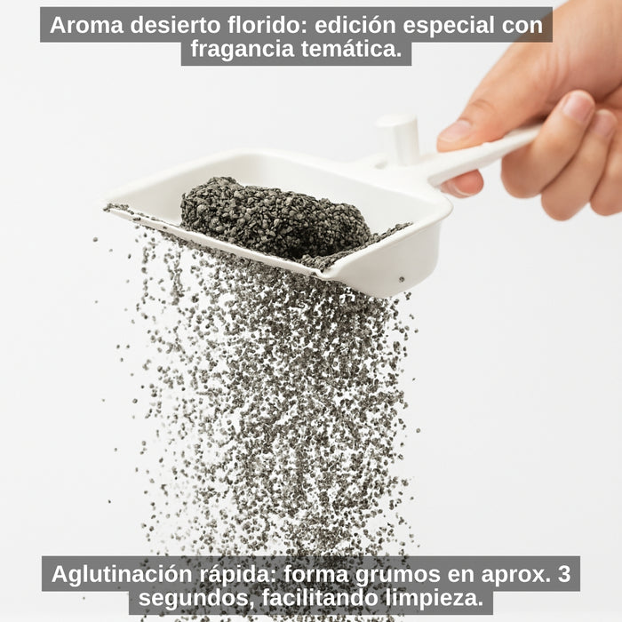 Arena Aglutinante Topk9 10kg Desierto Florido Bentonita