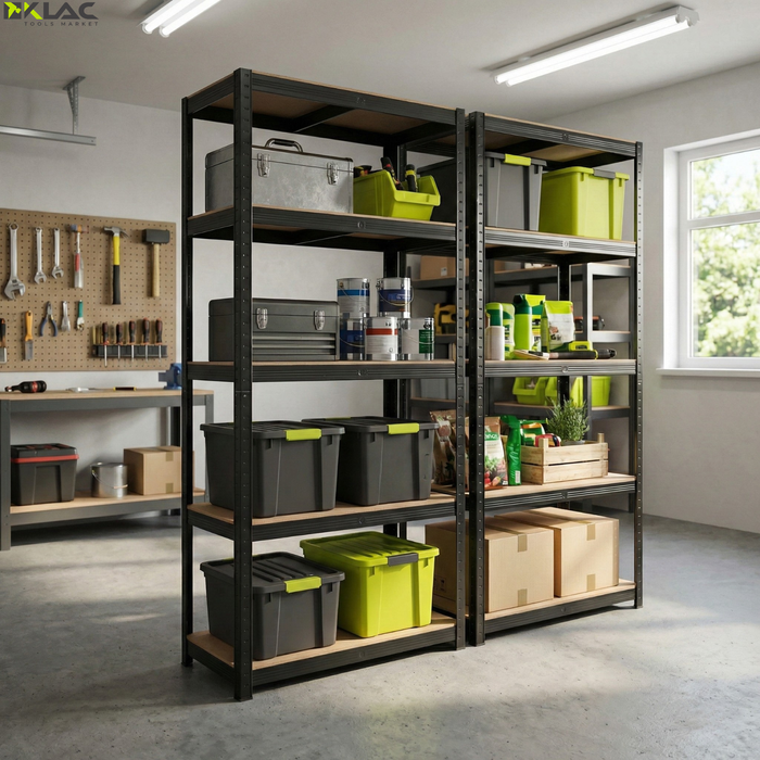 Estante Rack Métalico 180x90x40 Estanteria Repisa Mdf Klac