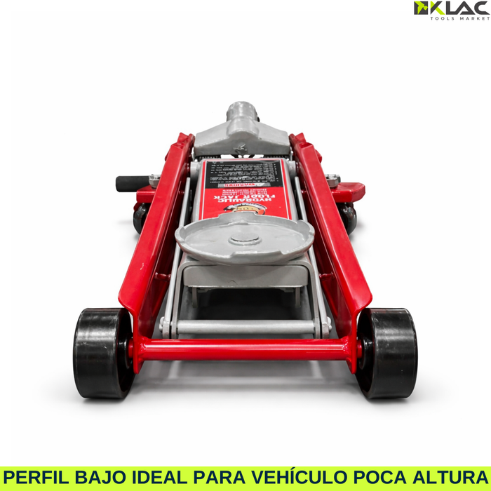 Gata Hidráulica Caimán 3 Toneladas Perfil Bajo Auto Suv