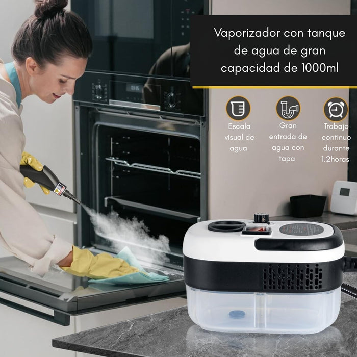 Limpiador Vapor Manual Alta Potencia Multiuso Portátil 4 Pzs